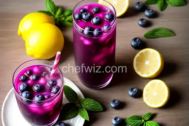 Blueberry Stevia Lemonade
