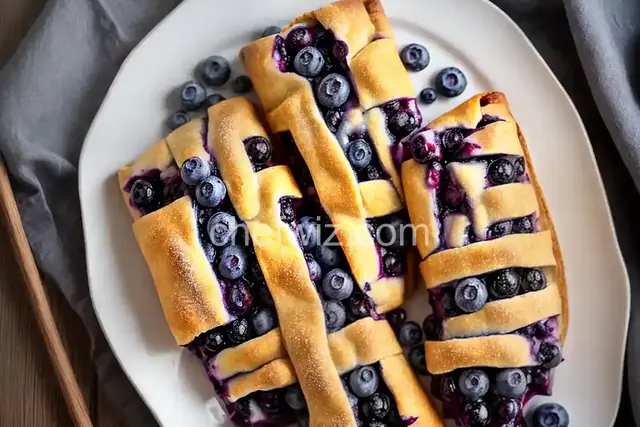 Blueberry Strudels