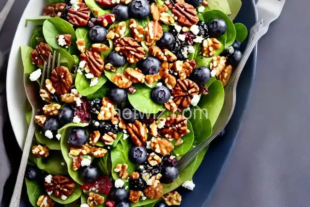 Blueberry Walnut Salad