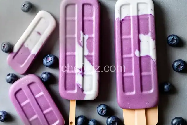 Blueberry-Yogurt Popsicles