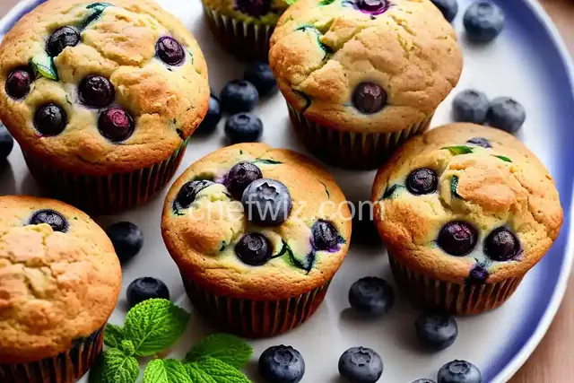 Blueberry Zucchini Muffins