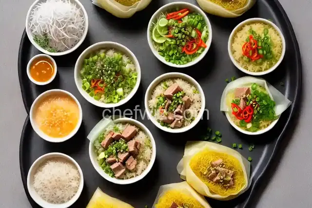 Bánh Tráng Nướng (Grilled Vietnamese Rice Paper With Egg, Pork, and Condiments) Recipe