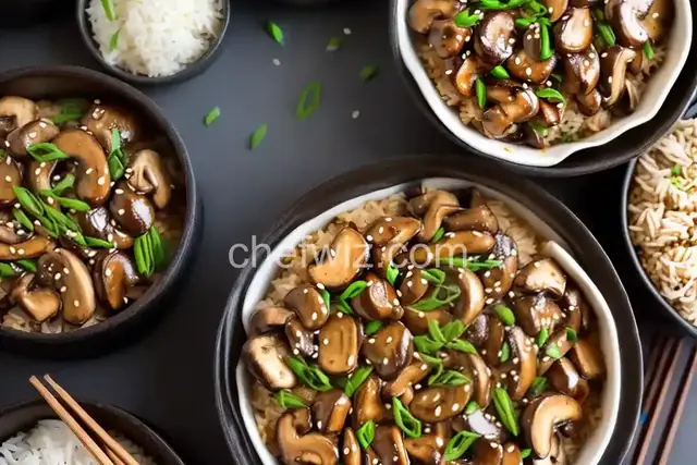 Bo Zai Fan (Chinese Chicken and Mushroom Clay Pot Rice)