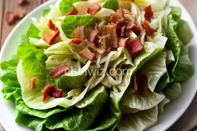 Boiled Cabbage with Bacon