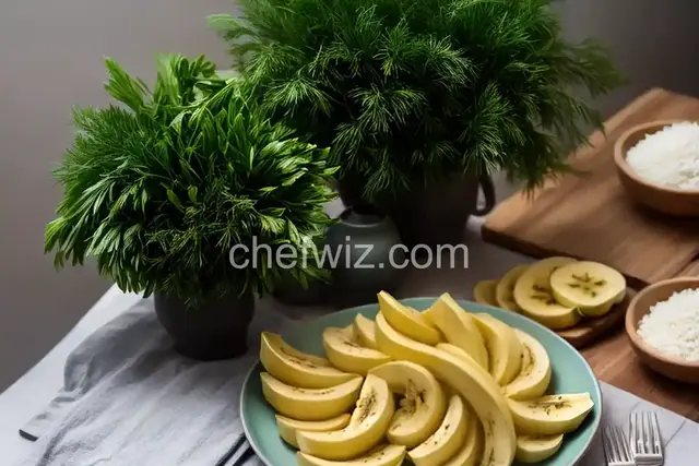 Boiled Green Bananas