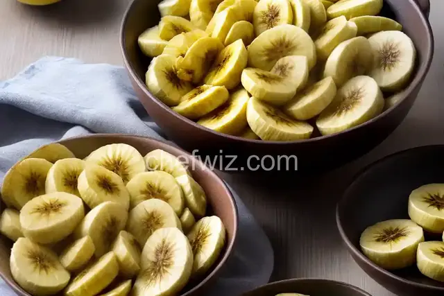 Boiled bananas