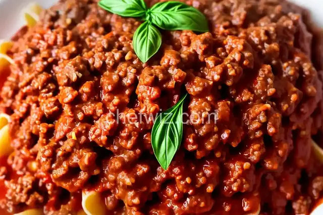 Bolognese Meat Sauce