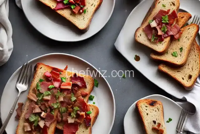 Bone Marrow with Bacon Marmalade and Sourdough Toast