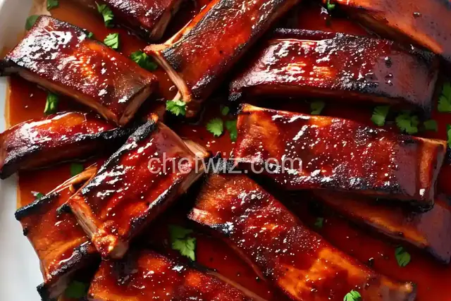 Bourbon-BBQ Glazed Baby Back Ribs