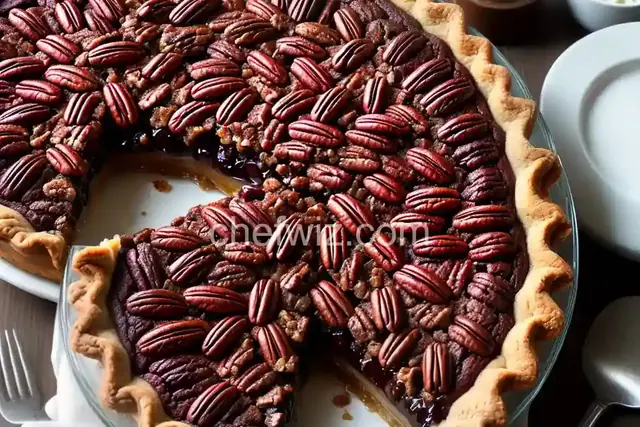 Bourbon Chocolate Pecan Pie