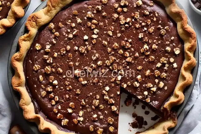 Bourbon Chocolate-Walnut Pie