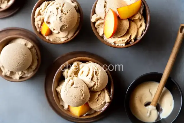 Bourbon Peach Brown Sugar Ice Cream Recipe