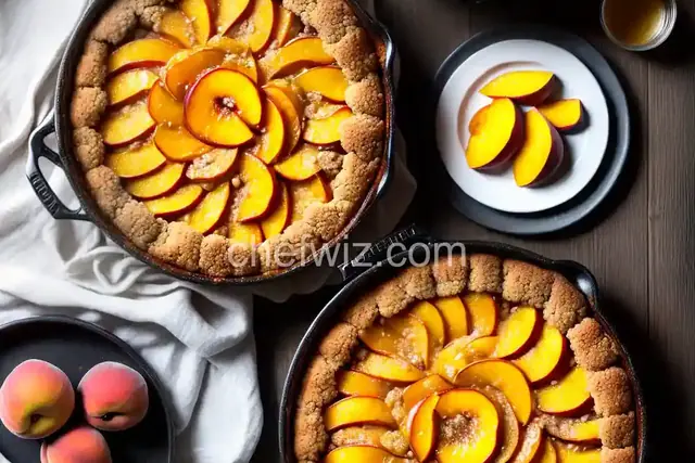 Bourbon Peach Cobbler