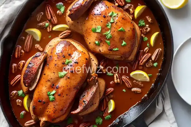 Bourbon Pecan Chicken