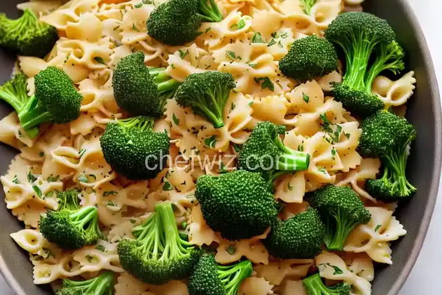 Bow Tie Pasta with Broccoli, Garlic, and Lemon