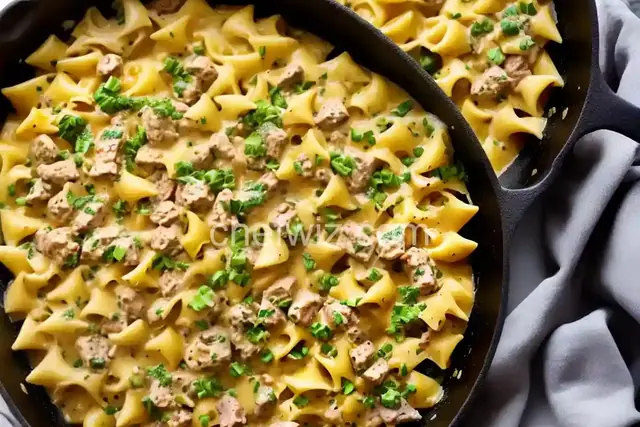 Bow-Tie Skillet Alfredo