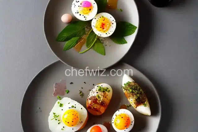 Brad's nigiri with tobiko and quail egg