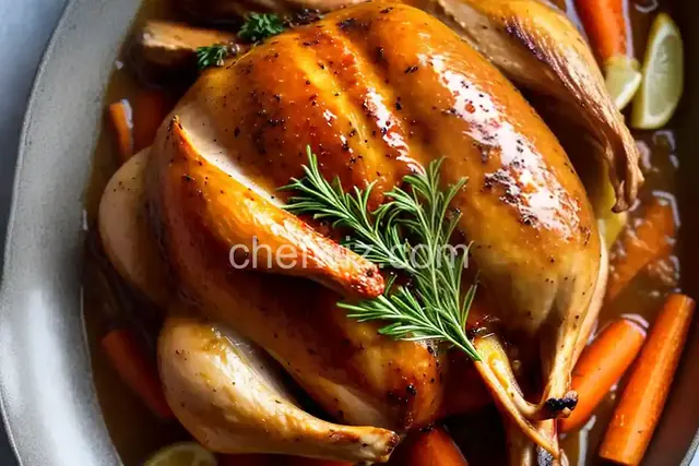 Braise-Roasted Chicken with Lemon and Carrots