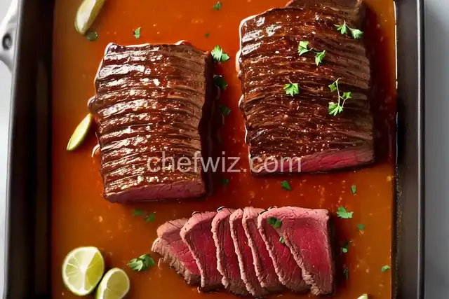 Braised Flank Steak in the Oven
