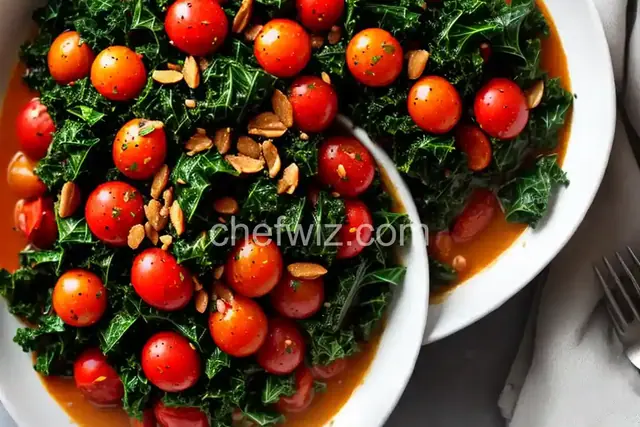 Braised Kale and Tomatoes