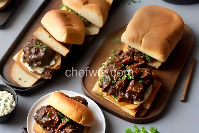 Braised Oxtail and Gruyère Sandwiches Recipe