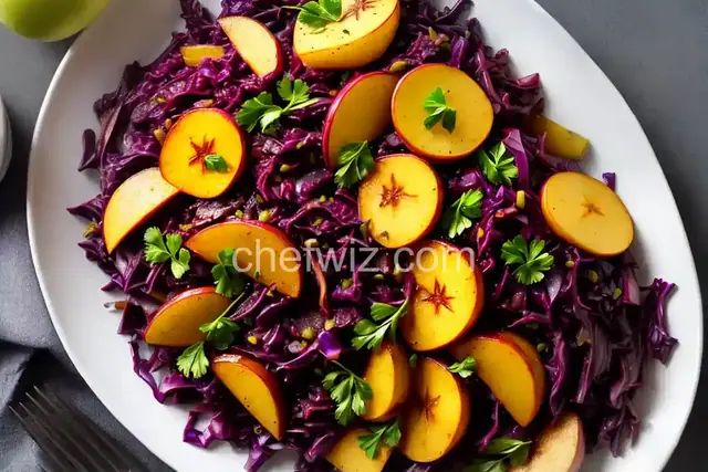 Braised Red Cabbage with Apples