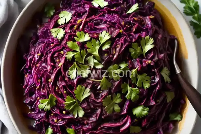 Braised Red Cabbage with Vinegar