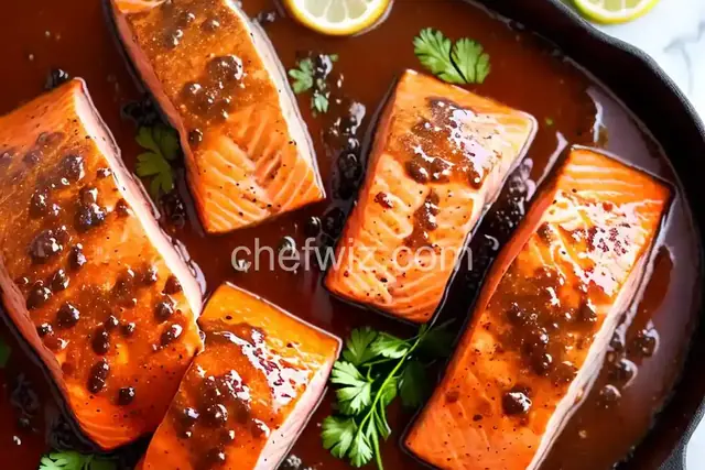 Braised Salmon