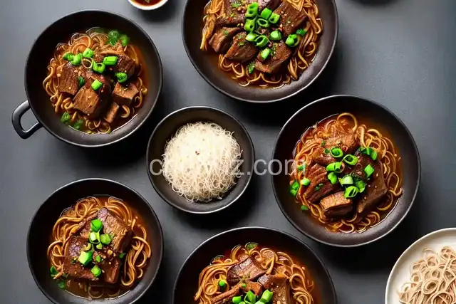 Braised Spiced Pork with Cao Lau Noodles