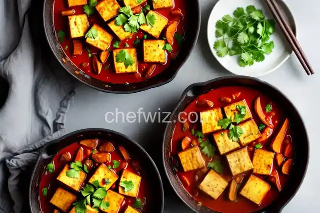 Braised Tofu and Chiles
