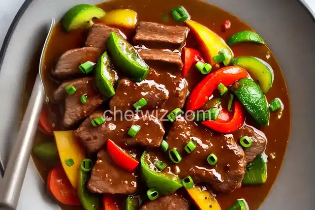 Brandied Pepper Steak