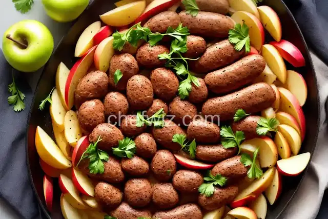 Brats, Onions, and Apples