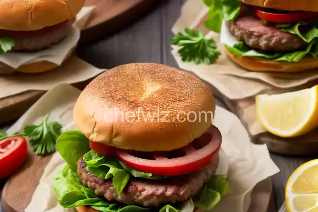 Bratwurst Burger