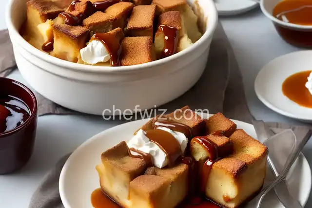 Bread Pudding With Caramel Sauce