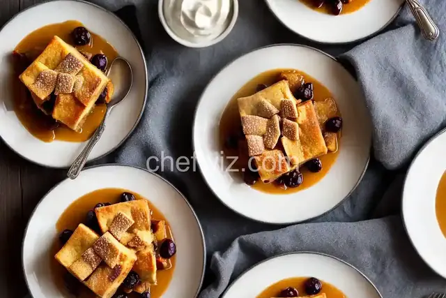 Bread Pudding with Southern Bourbon Sauce