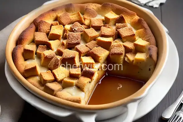 Bread Pudding with Whiskey Sauce