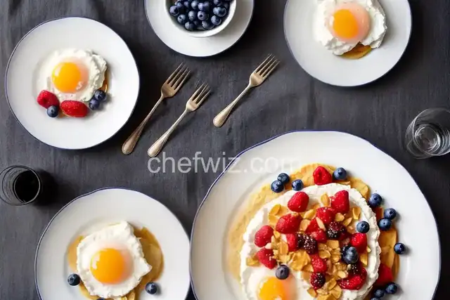 Breakfast Ricotta with Berries & Maple Syrup