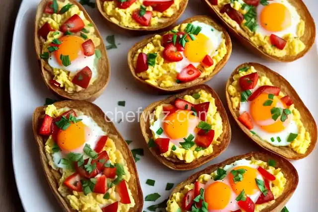 Breakfast-for-Dinner Egg Boats
