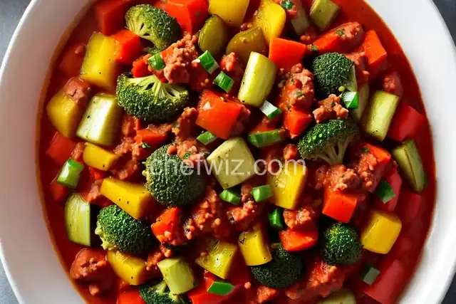 Briam (Greek Mixed Vegetables in Tomato Sauce)
