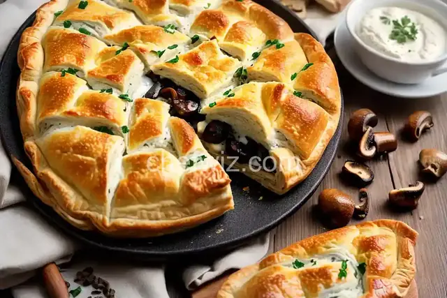 Brie & Mushrooms en Croute