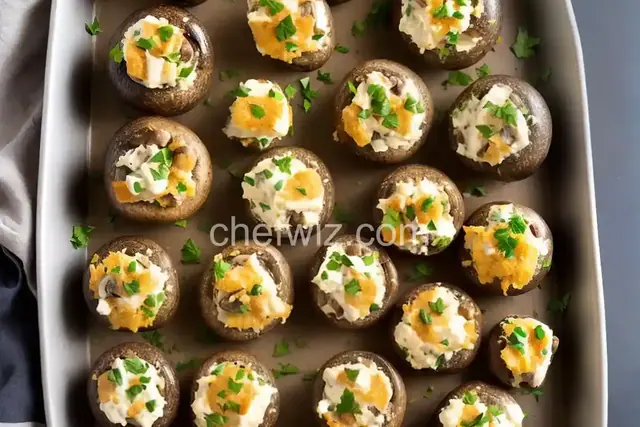 Brie-Stuffed Mushrooms