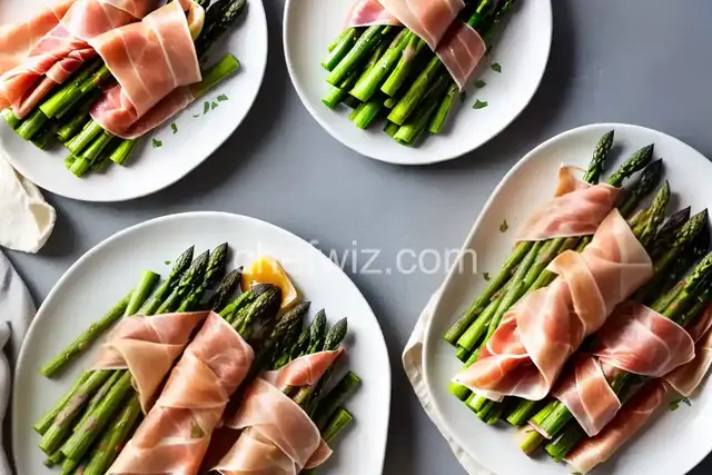 Brie and Prosciutto Asparagus Bundles
