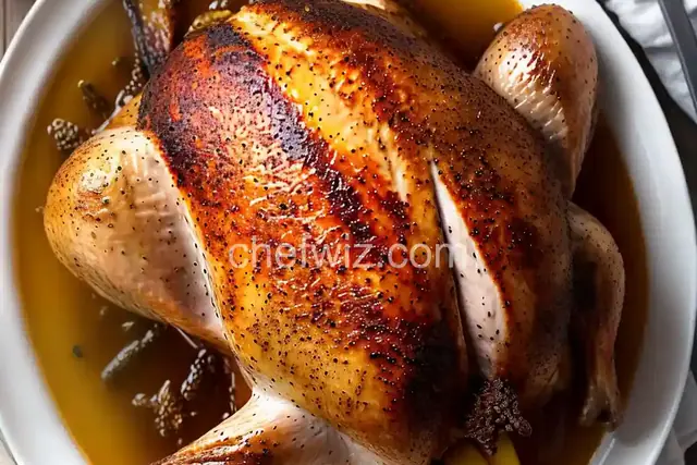 Brined Herb-Crusted Turkey with Apple Cider Gravy