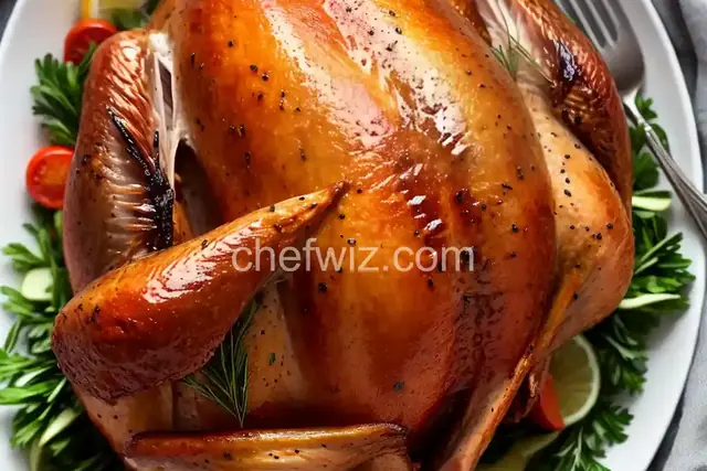 Brined and Roasted Turkey