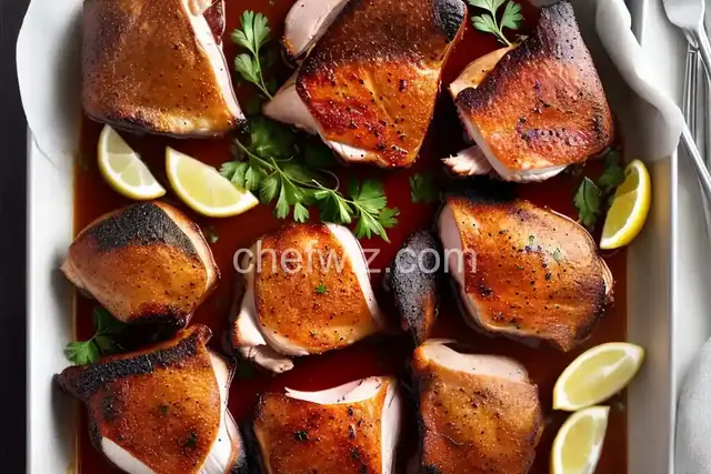 Brined and Smoked Chicken Thighs