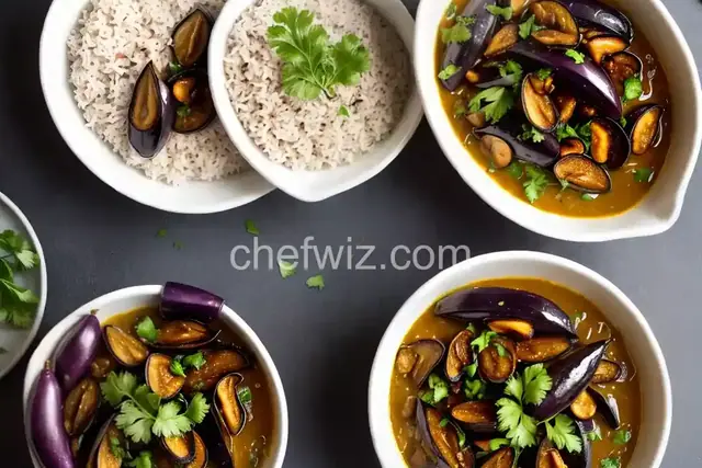 Brinjal (Eggplant) in Coconut Milk