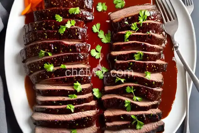 Brisket with BBQ Sauce