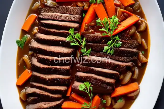 Brisket with Carrots and Onions