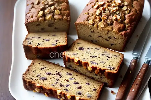 British Date and Walnut Loaf Cake