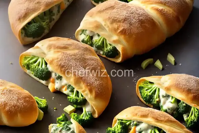 Broccoli Cheese Stromboli